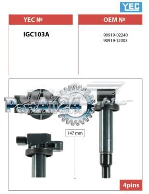 IGC103A YEC Котушка запалювання