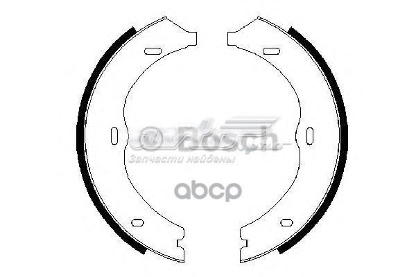 Колодки ручника / стоянкового гальма Bosch 986487718 ціна, від 17.23 USD