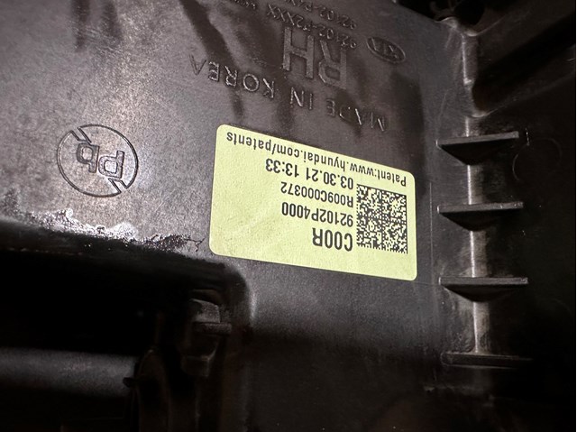 92102P4000 Hyundai/Kia Фара правая