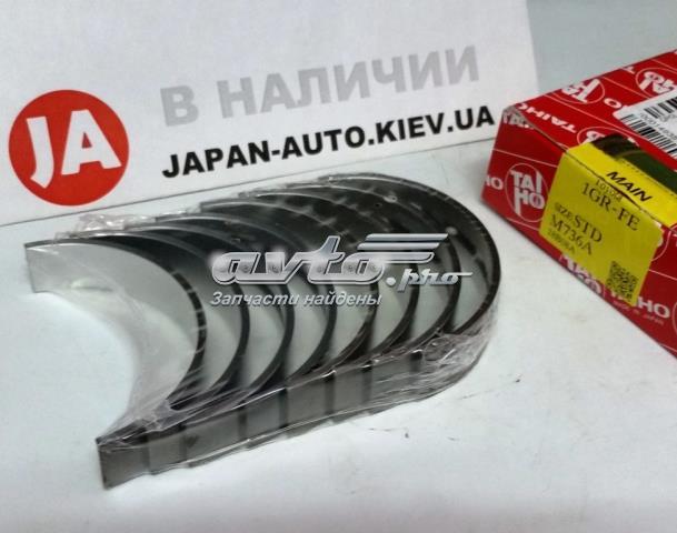 Купити M736ASTD Taiho Вкладиші колінвала, корінні, комплект, стандарт (STD)