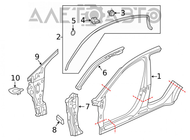  Honda 72365T7WA01 ціна, від 25.31 USD