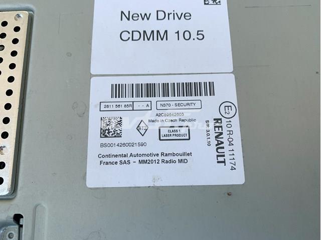 Магнітола (радіо AM/FM) Renault (RVI) 281156185R ціна, від 63.33 USD