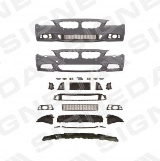 Передній бампер PBM04071SET Signeda