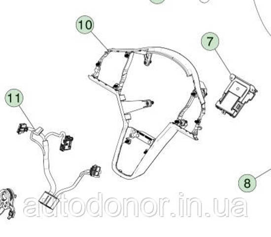 Блок управління багатофункціонального рульового колеса Tesla 110155600C