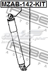 Сайлентблок амортизатора заднього FEBEST MZAB142KIT