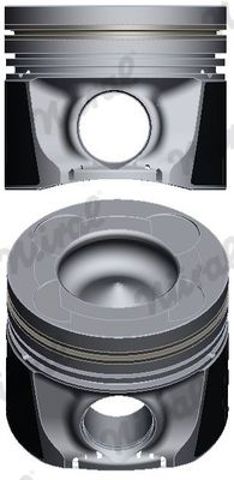 Поршень з пальцем без кілець, STD 8743610730 Nural