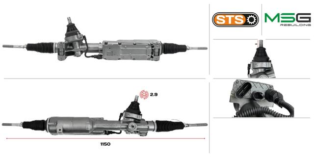 Купити AU402NL00RT MSG Rebuilding Рульова рейка