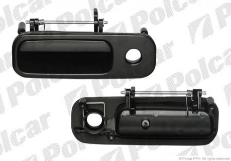 Ручка третіх дверей, зовнішня Polcar 9541Z50 ціна, від 13.75 USD