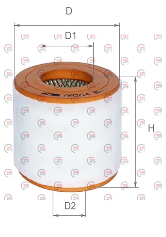 Купити AF0214 Alpha Filter Автомобільний фільтр повітря