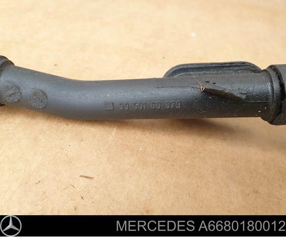 A6680180012 Mercedes Шланг повітряний вентиляції картера