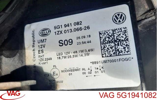 Фара правая VAG 5G1941082 ціна, від 725.68 USD