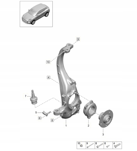 Купити PAB407613 Porsche 