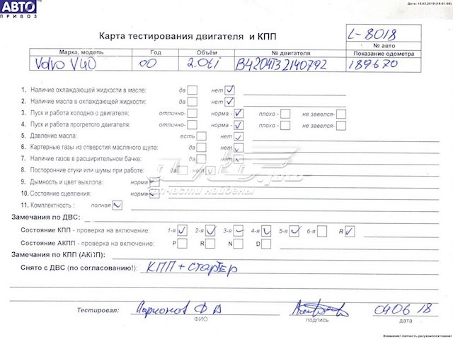 ДВЗ Volvo B4204T3 ціна, від 942.03 USD