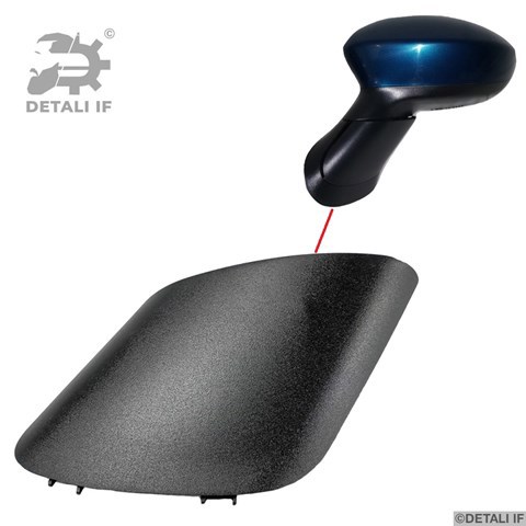 Ліве бічне дзеркало Detali IF DF13676 ціна, від 35.80 USD