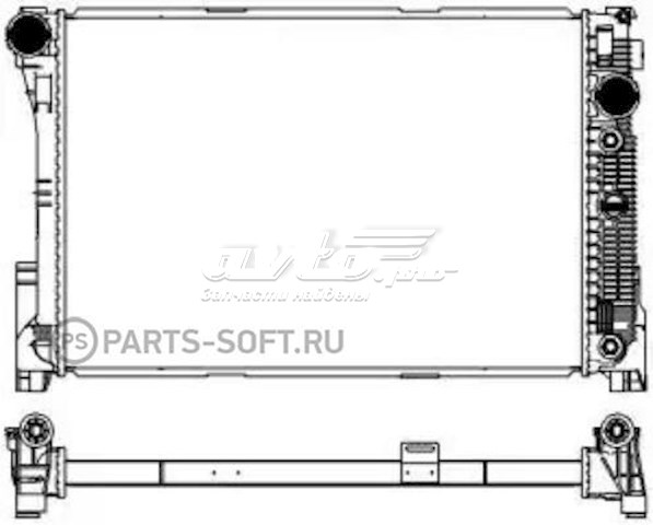 33118503 Sakura Радіатор охолодження двигуна