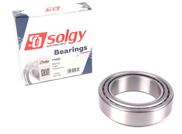 Підшипник ступиці задньої, зовнішній Solgy 214025