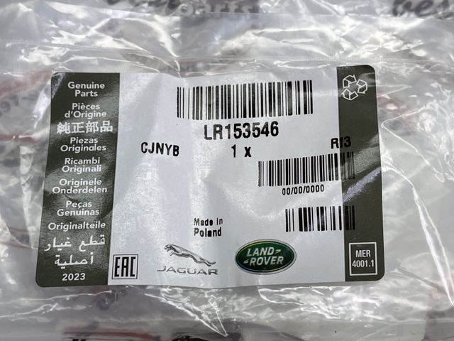 LR153546 Land Rover Датчик зносу гальмівних колодок, передній