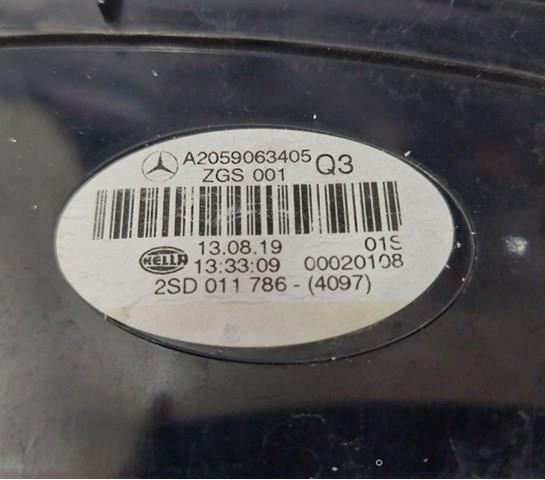 A2059063405 Mercedes Задній правий зовнішній ліхтар