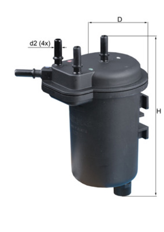 KL432 Mahle Original Фільтр палива