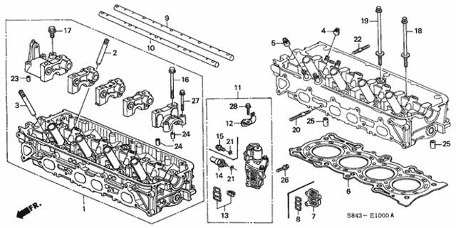 Прокладка регулятора фаз газорозподілу 15825P0A015 Honda