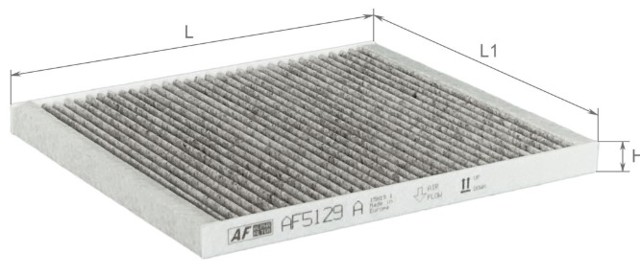 Фільтр повітряний обігрівача Alpha Filter AF5129A ціна, від 3.74 USD