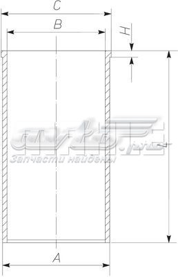 Гільза поршнева Mahle Original 151WV3200 ціна, від 54.76 USD