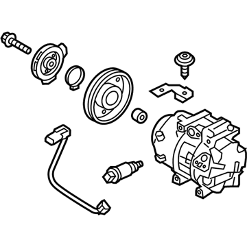 Компресор кондиціонера 977011U650 Hyundai/Kia