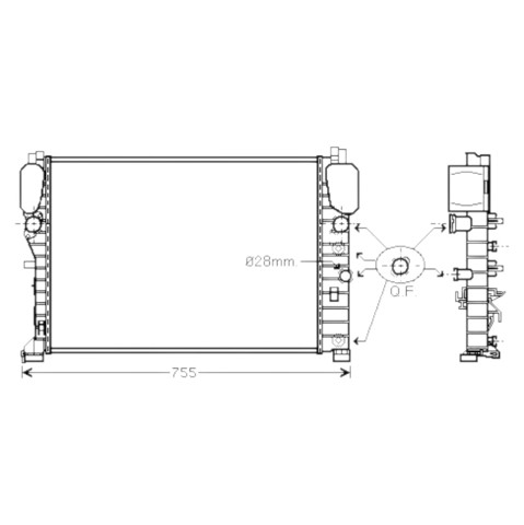 Радіатор охолодження Sato Tech R12176