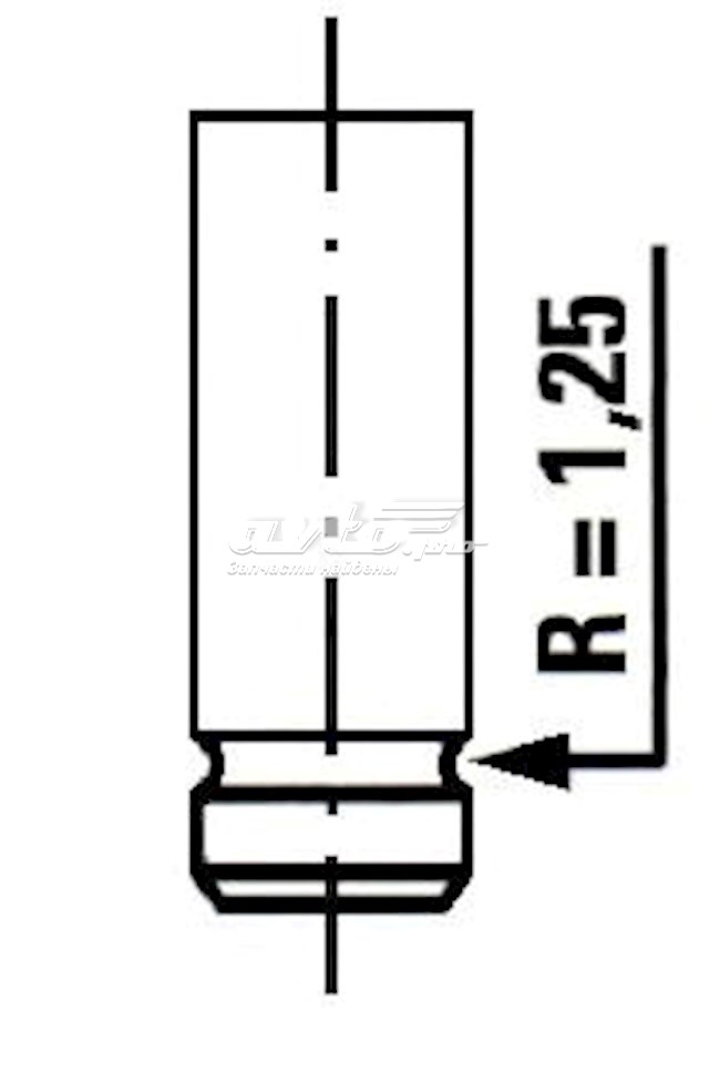 Клапан впускний VI0009 ET Engineteam