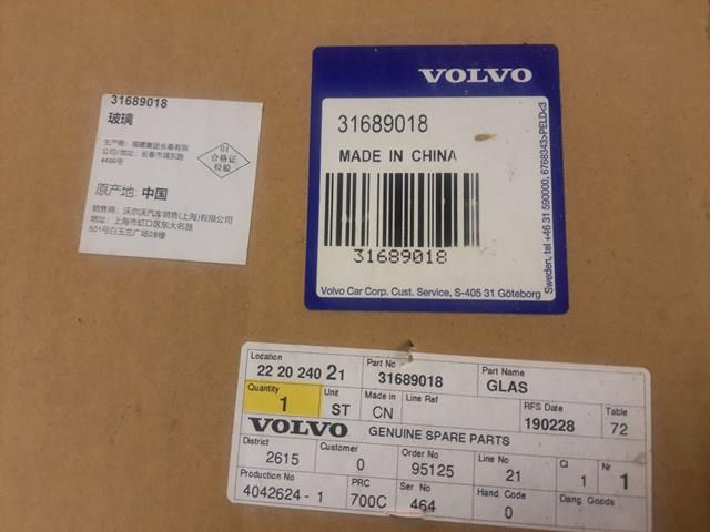  Volvo 31689018