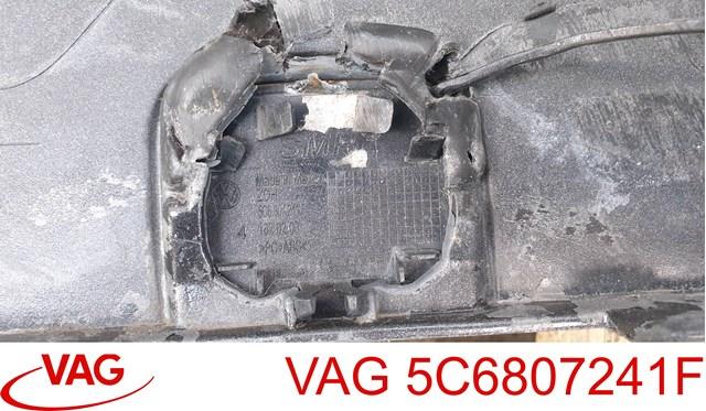 5C6807241F VAG заглушка бампера буксирувального гака, передня