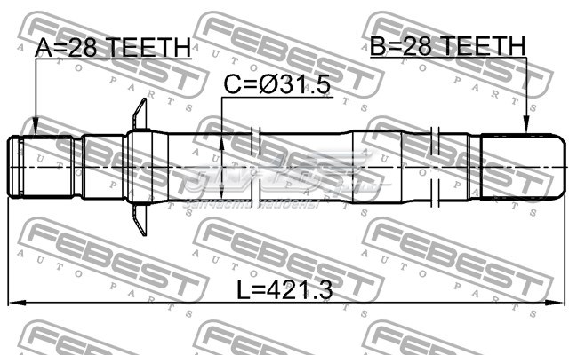 Привід правий Hyundai/Kia 49560C5270