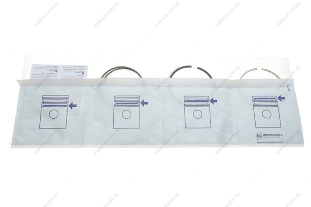 Кільця поршневі на 1 циліндр, STD. Kolbenschmidt 800117410000 ціна, від 19.21 USD