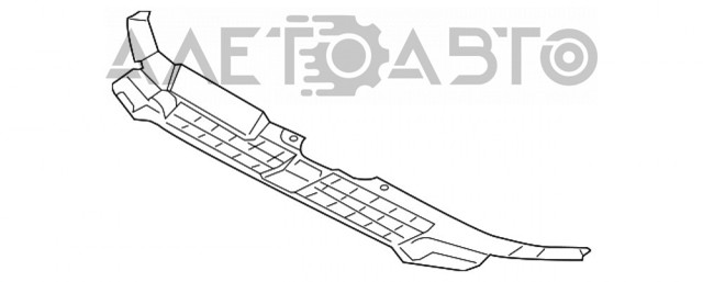30807501 AND Накладка верхня передній панелі / супорта радіатора