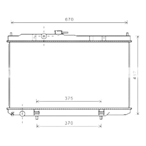 Радіатор R12191 Sato Tech
