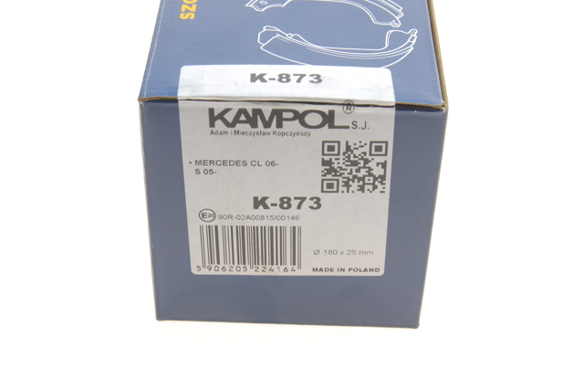 K873 Kampol Гальмівні колодки ручника