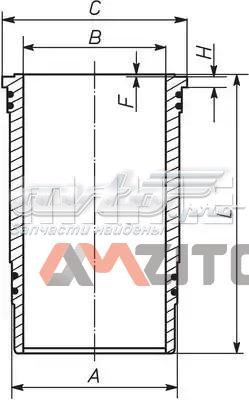 Купити 227WN3701 Mahle Original Гільза поршнева