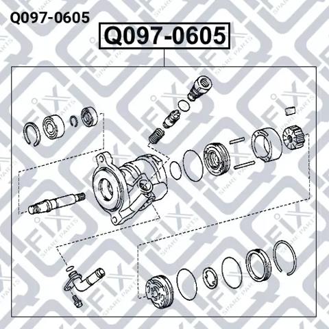 Насос гідропідсилювача керма AGR TY9042