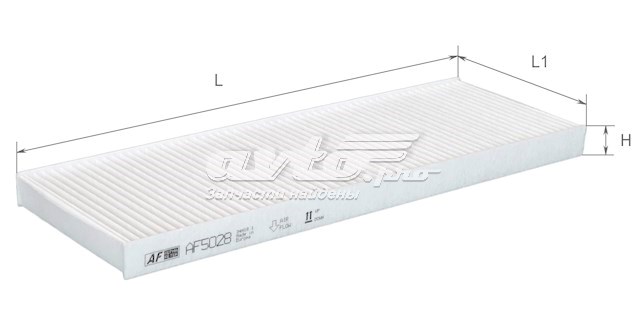 AF5028 Alpha Filter Внутрішньосалонний фільтр