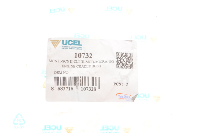 Сайлентблок переднього підрамника Uc-el 10732