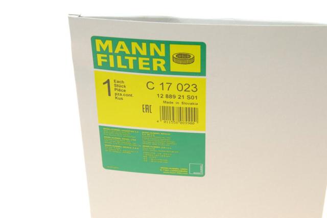 C17023 Mann-Filter Повітряний фільтр двигуна