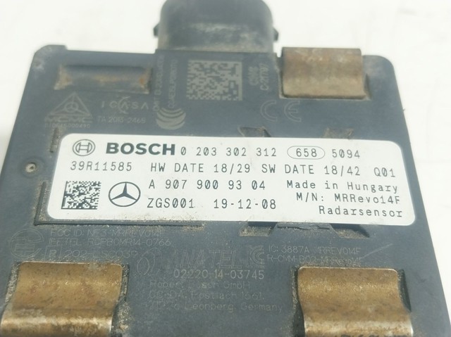 Купити A9079009304 Mercedes Радарний датчик дистанції