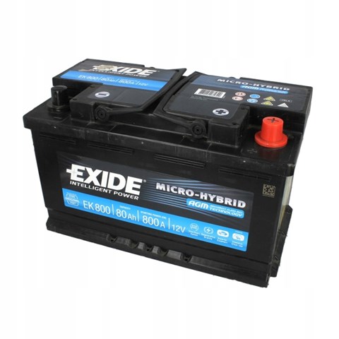 Акумуляторна батарея, АКБ EK800 EXIDE