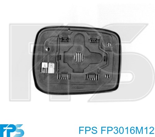 Дзеркальний елемент дзеркала заднього виду, правого FP3016M12 FPS