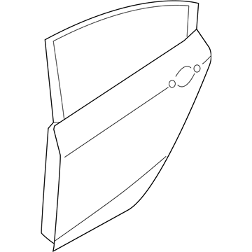 Купити 77003A7010 Hyundai/Kia Двері задні, ліві