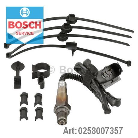 Купити 258007357 Bosch Лямбда-зонд, датчик кисню до каталізатора, лівий