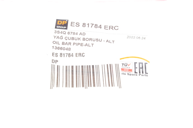 ES81784ERC DP Group Направляюча щупа-індикатора рівня масла в двигуні