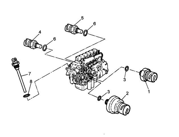 Датчик тиску масла 5010311242 Renault (RVI)