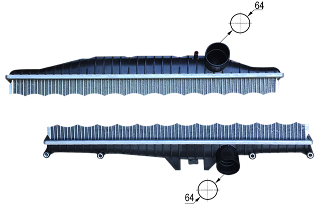 Радіатор основний Perfekt Cooling 401VL245001 ціна, від 333.48 USD