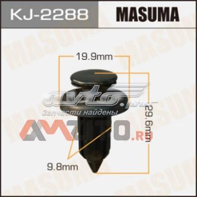 Кліпса решітки радіатора охолодження kj2288 MASUMA